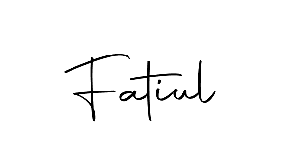 Also we have Fatiul name is the best signature style. Create professional handwritten signature collection using Autography-DOLnW autograph style. Fatiul signature style 10 images and pictures png