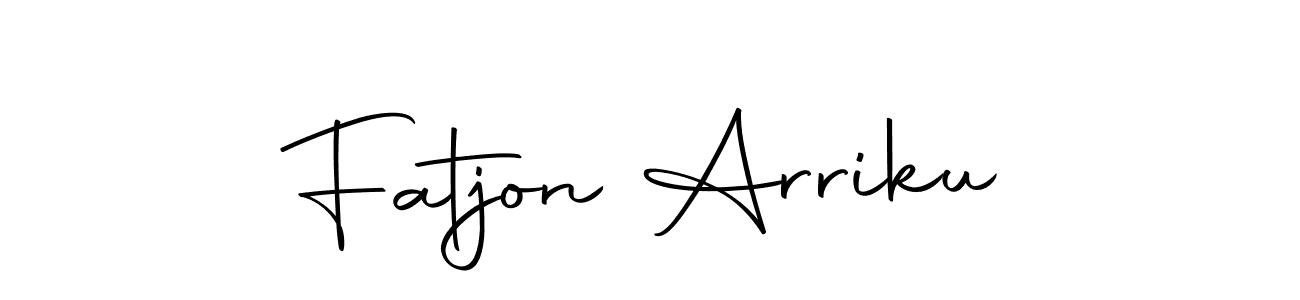 It looks lik you need a new signature style for name Fatjon Arriku. Design unique handwritten (Autography-DOLnW) signature with our free signature maker in just a few clicks. Fatjon Arriku signature style 10 images and pictures png