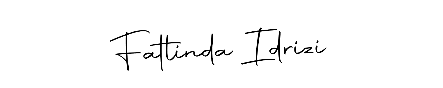Design your own signature with our free online signature maker. With this signature software, you can create a handwritten (Autography-DOLnW) signature for name Fatlinda Idrizi. Fatlinda Idrizi signature style 10 images and pictures png