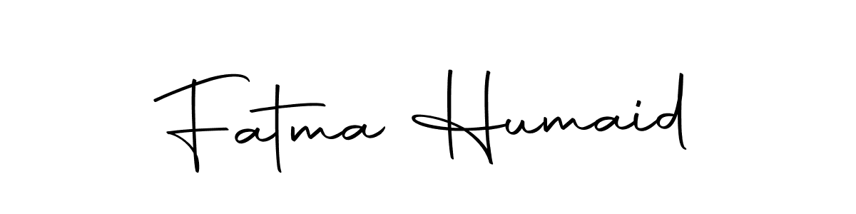 Make a beautiful signature design for name Fatma Humaid. Use this online signature maker to create a handwritten signature for free. Fatma Humaid signature style 10 images and pictures png