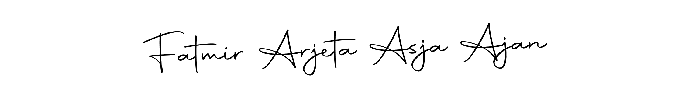 This is the best signature style for the Fatmir Arjeta Asja Ajan name. Also you like these signature font (Autography-DOLnW). Mix name signature. Fatmir Arjeta Asja Ajan signature style 10 images and pictures png