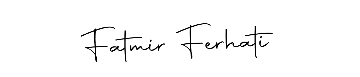 Design your own signature with our free online signature maker. With this signature software, you can create a handwritten (Autography-DOLnW) signature for name Fatmir Ferhati. Fatmir Ferhati signature style 10 images and pictures png