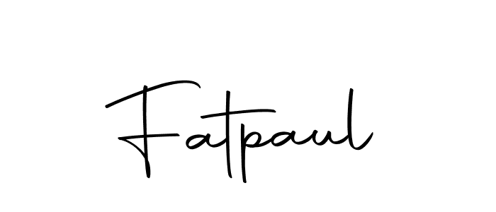 Similarly Autography-DOLnW is the best handwritten signature design. Signature creator online .You can use it as an online autograph creator for name Fatpaul. Fatpaul signature style 10 images and pictures png