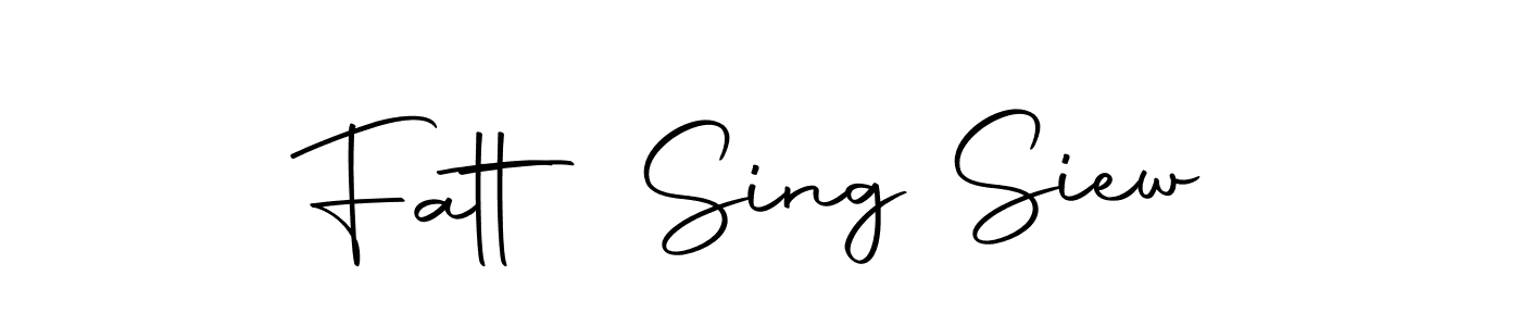 Best and Professional Signature Style for Fatt Sing Siew. Autography-DOLnW Best Signature Style Collection. Fatt Sing Siew signature style 10 images and pictures png