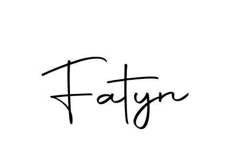 It looks lik you need a new signature style for name Fatyn. Design unique handwritten (Autography-DOLnW) signature with our free signature maker in just a few clicks. Fatyn signature style 10 images and pictures png