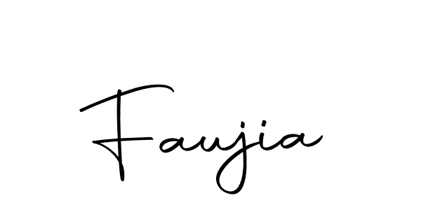 Faujia stylish signature style. Best Handwritten Sign (Autography-DOLnW) for my name. Handwritten Signature Collection Ideas for my name Faujia. Faujia signature style 10 images and pictures png