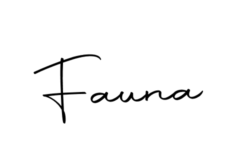 You should practise on your own different ways (Autography-DOLnW) to write your name (Fauna) in signature. don't let someone else do it for you. Fauna signature style 10 images and pictures png