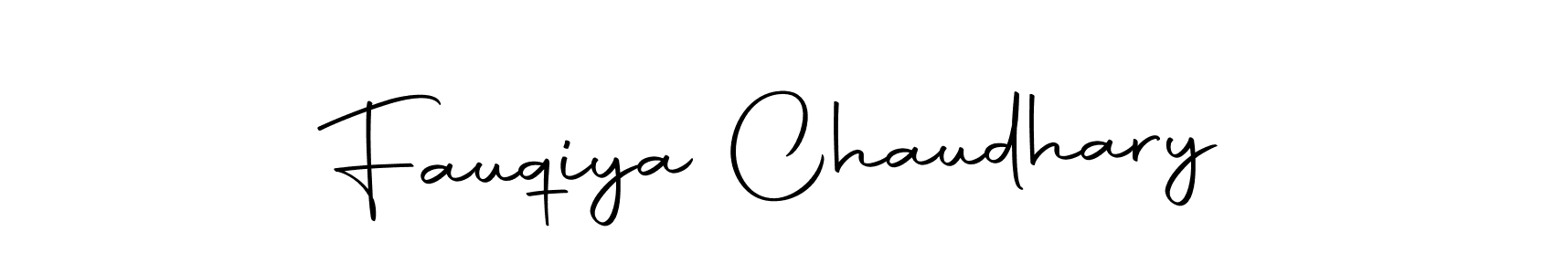 You should practise on your own different ways (Autography-DOLnW) to write your name (Fauqiya Chaudhary) in signature. don't let someone else do it for you. Fauqiya Chaudhary signature style 10 images and pictures png