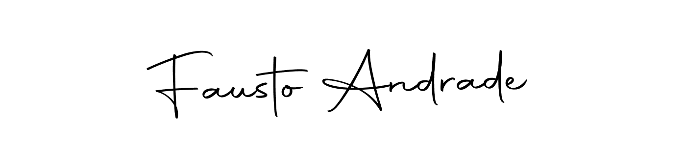 Use a signature maker to create a handwritten signature online. With this signature software, you can design (Autography-DOLnW) your own signature for name Fausto Andrade. Fausto Andrade signature style 10 images and pictures png