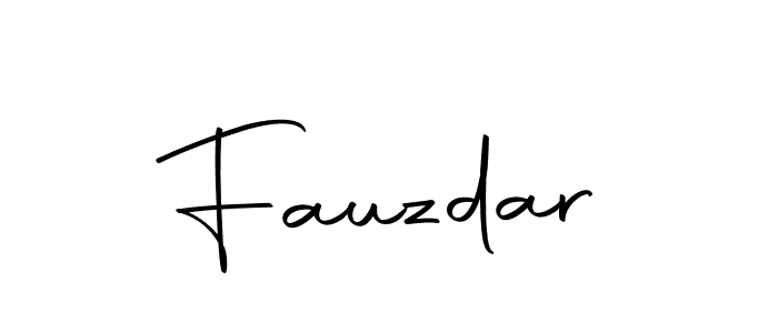 Make a beautiful signature design for name Fauzdar. Use this online signature maker to create a handwritten signature for free. Fauzdar signature style 10 images and pictures png