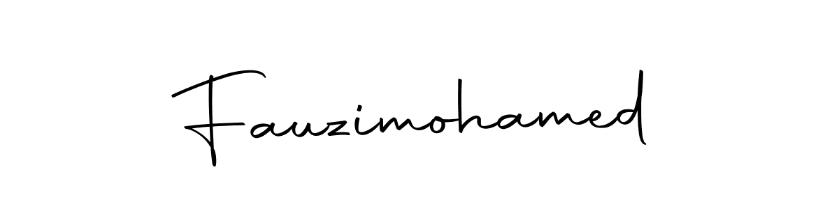 Make a beautiful signature design for name Fauzimohamed. With this signature (Autography-DOLnW) style, you can create a handwritten signature for free. Fauzimohamed signature style 10 images and pictures png