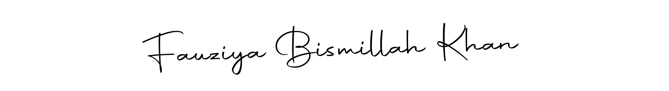 You can use this online signature creator to create a handwritten signature for the name Fauziya Bismillah Khan. This is the best online autograph maker. Fauziya Bismillah Khan signature style 10 images and pictures png