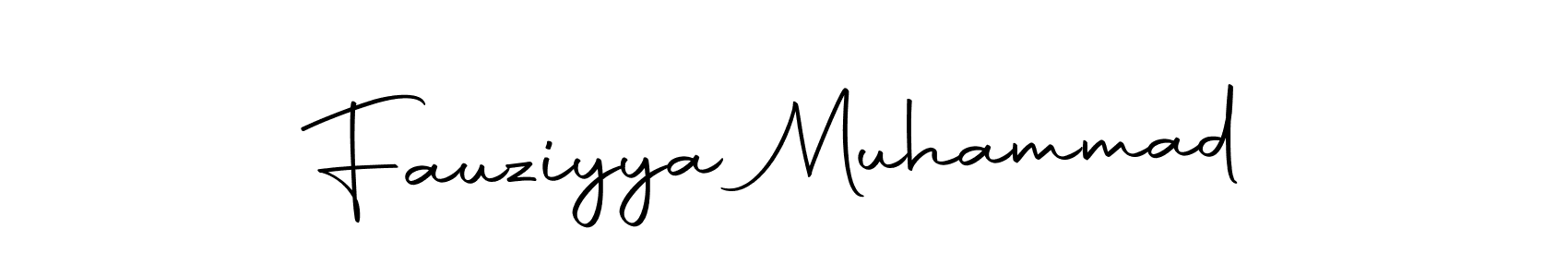 Once you've used our free online signature maker to create your best signature Autography-DOLnW style, it's time to enjoy all of the benefits that Fauziyya Muhammad name signing documents. Fauziyya Muhammad signature style 10 images and pictures png