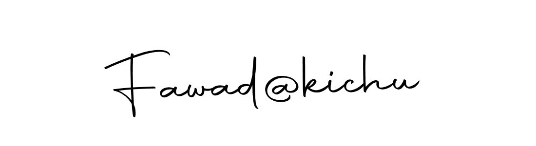 Design your own signature with our free online signature maker. With this signature software, you can create a handwritten (Autography-DOLnW) signature for name Fawad@kichu. Fawad@kichu signature style 10 images and pictures png