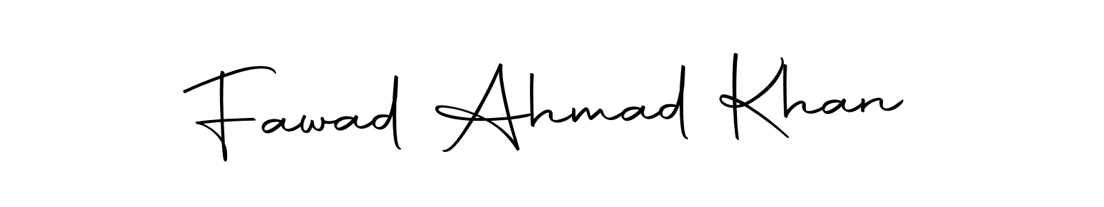Make a beautiful signature design for name Fawad Ahmad Khan. With this signature (Autography-DOLnW) style, you can create a handwritten signature for free. Fawad Ahmad Khan signature style 10 images and pictures png