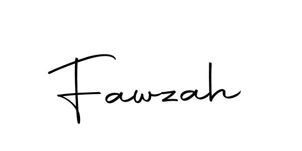 Fawzah stylish signature style. Best Handwritten Sign (Autography-DOLnW) for my name. Handwritten Signature Collection Ideas for my name Fawzah. Fawzah signature style 10 images and pictures png