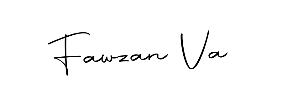 You should practise on your own different ways (Autography-DOLnW) to write your name (Fawzan Va) in signature. don't let someone else do it for you. Fawzan Va signature style 10 images and pictures png