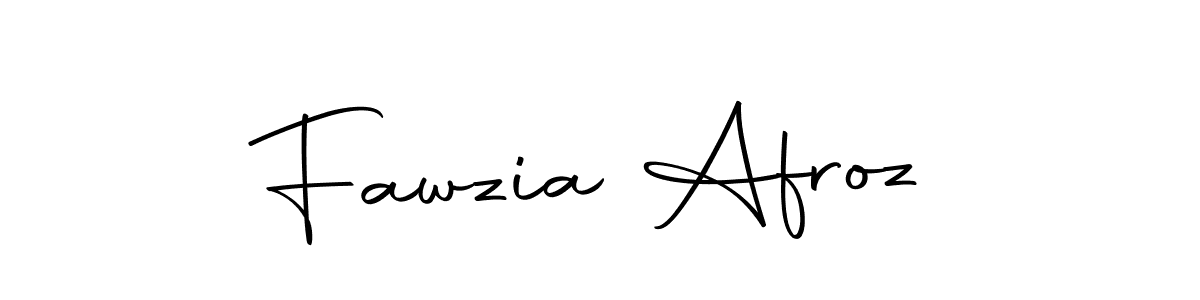 Make a beautiful signature design for name Fawzia Afroz. With this signature (Autography-DOLnW) style, you can create a handwritten signature for free. Fawzia Afroz signature style 10 images and pictures png