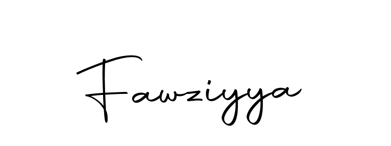 Make a beautiful signature design for name Fawziyya. Use this online signature maker to create a handwritten signature for free. Fawziyya signature style 10 images and pictures png