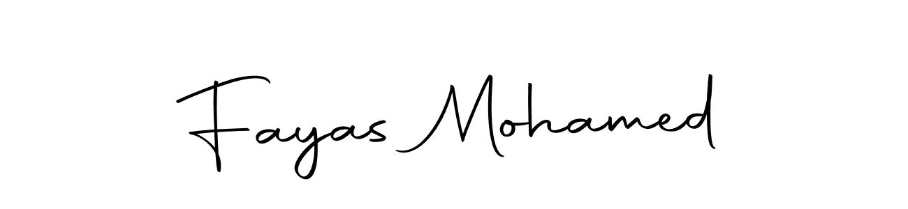 Fayas Mohamed stylish signature style. Best Handwritten Sign (Autography-DOLnW) for my name. Handwritten Signature Collection Ideas for my name Fayas Mohamed. Fayas Mohamed signature style 10 images and pictures png