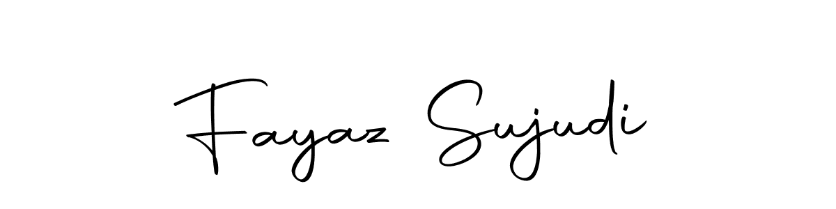 Create a beautiful signature design for name Fayaz Sujudi. With this signature (Autography-DOLnW) fonts, you can make a handwritten signature for free. Fayaz Sujudi signature style 10 images and pictures png