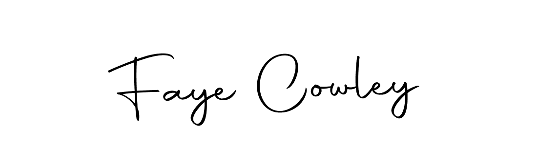 Faye Cowley stylish signature style. Best Handwritten Sign (Autography-DOLnW) for my name. Handwritten Signature Collection Ideas for my name Faye Cowley. Faye Cowley signature style 10 images and pictures png