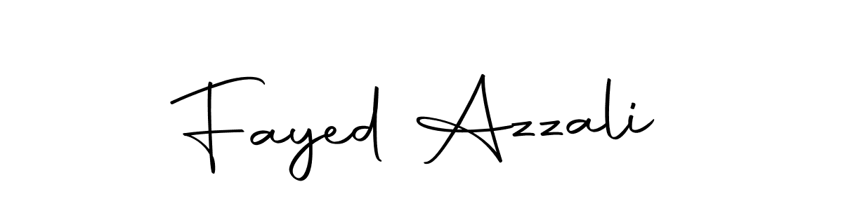 Design your own signature with our free online signature maker. With this signature software, you can create a handwritten (Autography-DOLnW) signature for name Fayed Azzali. Fayed Azzali signature style 10 images and pictures png