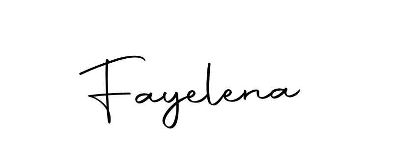 Use a signature maker to create a handwritten signature online. With this signature software, you can design (Autography-DOLnW) your own signature for name Fayelena. Fayelena signature style 10 images and pictures png