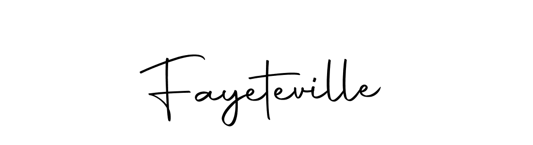 Create a beautiful signature design for name Fayeteville. With this signature (Autography-DOLnW) fonts, you can make a handwritten signature for free. Fayeteville signature style 10 images and pictures png