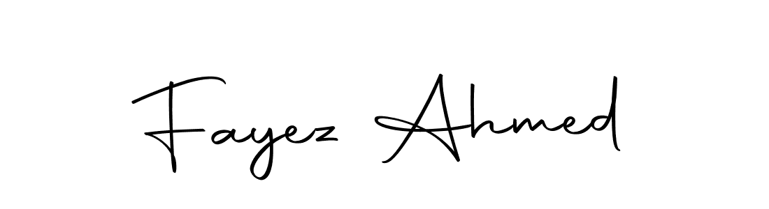 Fayez Ahmed stylish signature style. Best Handwritten Sign (Autography-DOLnW) for my name. Handwritten Signature Collection Ideas for my name Fayez Ahmed. Fayez Ahmed signature style 10 images and pictures png