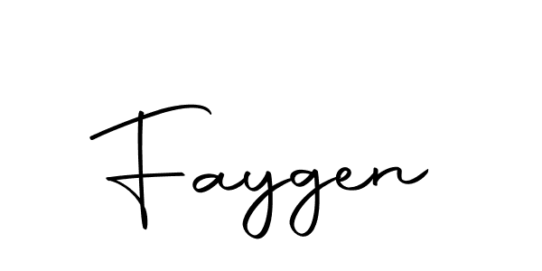 Create a beautiful signature design for name Faygen. With this signature (Autography-DOLnW) fonts, you can make a handwritten signature for free. Faygen signature style 10 images and pictures png