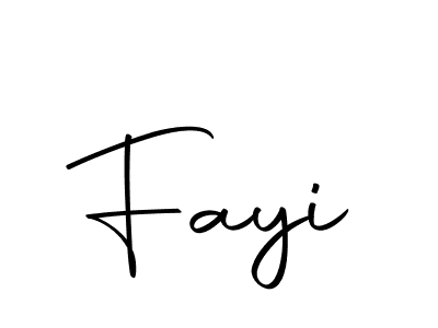 Make a beautiful signature design for name Fayi. With this signature (Autography-DOLnW) style, you can create a handwritten signature for free. Fayi signature style 10 images and pictures png