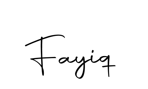 The best way (Autography-DOLnW) to make a short signature is to pick only two or three words in your name. The name Fayiq include a total of six letters. For converting this name. Fayiq signature style 10 images and pictures png