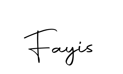 Make a beautiful signature design for name Fayis. With this signature (Autography-DOLnW) style, you can create a handwritten signature for free. Fayis signature style 10 images and pictures png