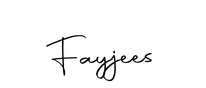 Also we have Fayjees name is the best signature style. Create professional handwritten signature collection using Autography-DOLnW autograph style. Fayjees signature style 10 images and pictures png