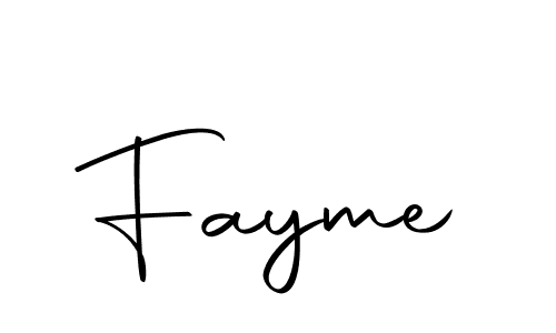 You should practise on your own different ways (Autography-DOLnW) to write your name (Fayme) in signature. don't let someone else do it for you. Fayme signature style 10 images and pictures png