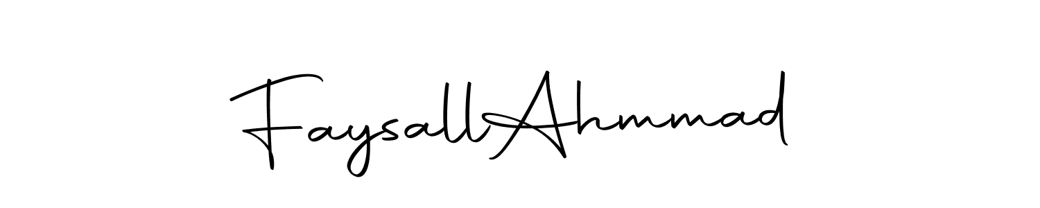 Faysall  Ahmmad stylish signature style. Best Handwritten Sign (Autography-DOLnW) for my name. Handwritten Signature Collection Ideas for my name Faysall  Ahmmad. Faysall  Ahmmad signature style 10 images and pictures png