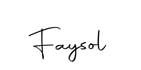 Create a beautiful signature design for name Faysol. With this signature (Autography-DOLnW) fonts, you can make a handwritten signature for free. Faysol signature style 10 images and pictures png