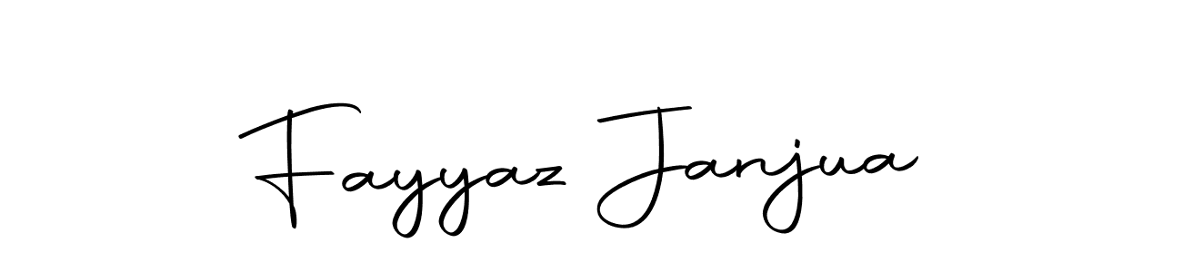 How to make Fayyaz Janjua name signature. Use Autography-DOLnW style for creating short signs online. This is the latest handwritten sign. Fayyaz Janjua signature style 10 images and pictures png