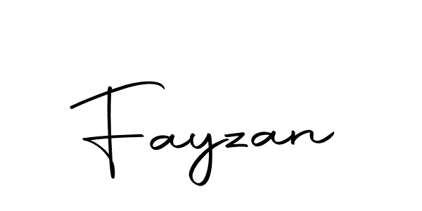 Design your own signature with our free online signature maker. With this signature software, you can create a handwritten (Autography-DOLnW) signature for name Fayzan. Fayzan signature style 10 images and pictures png