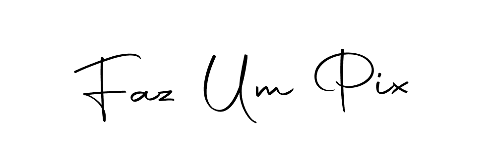 Faz Um Pix stylish signature style. Best Handwritten Sign (Autography-DOLnW) for my name. Handwritten Signature Collection Ideas for my name Faz Um Pix. Faz Um Pix signature style 10 images and pictures png