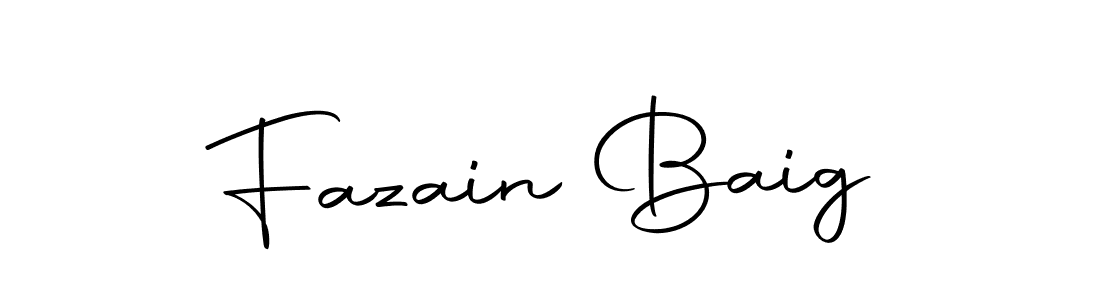The best way (Autography-DOLnW) to make a short signature is to pick only two or three words in your name. The name Fazain Baig include a total of six letters. For converting this name. Fazain Baig signature style 10 images and pictures png