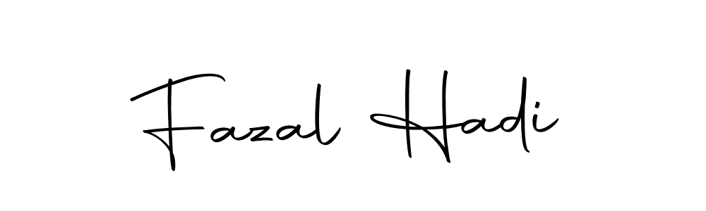 You should practise on your own different ways (Autography-DOLnW) to write your name (Fazal Hadi) in signature. don't let someone else do it for you. Fazal Hadi signature style 10 images and pictures png