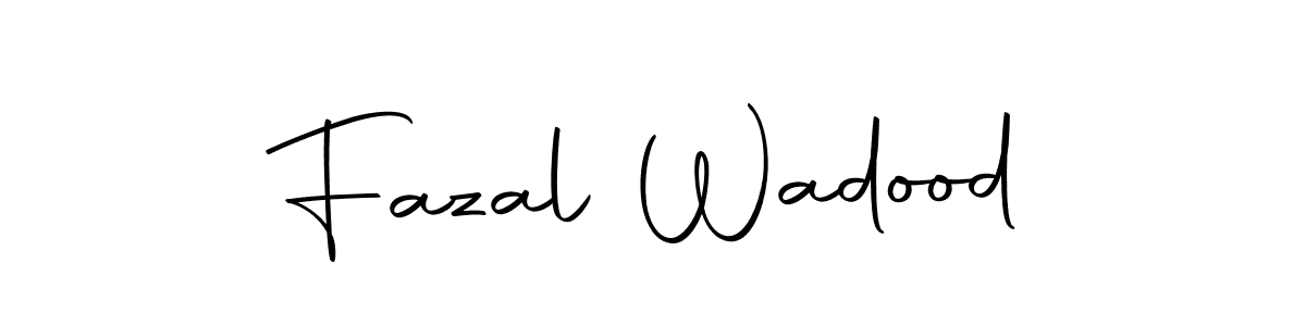 You should practise on your own different ways (Autography-DOLnW) to write your name (Fazal Wadood) in signature. don't let someone else do it for you. Fazal Wadood signature style 10 images and pictures png