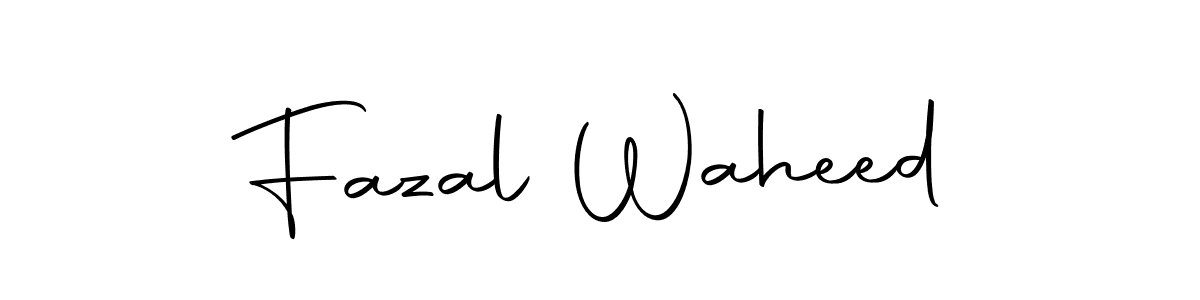How to make Fazal Waheed signature? Autography-DOLnW is a professional autograph style. Create handwritten signature for Fazal Waheed name. Fazal Waheed signature style 10 images and pictures png