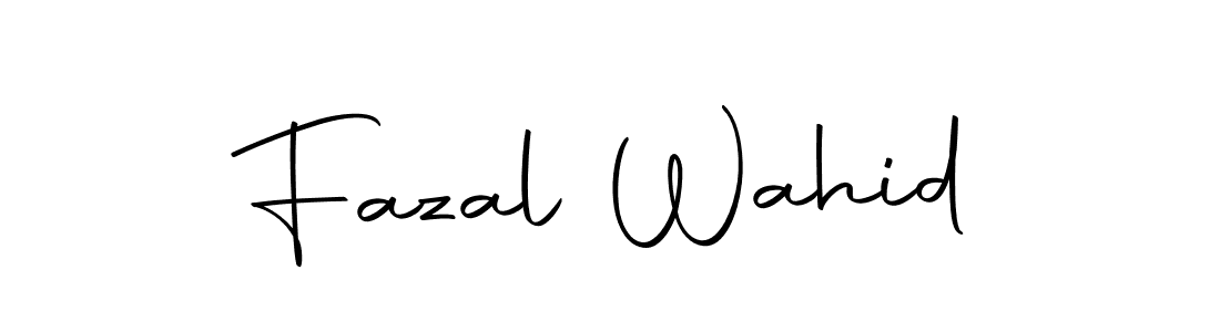 Make a beautiful signature design for name Fazal Wahid. With this signature (Autography-DOLnW) style, you can create a handwritten signature for free. Fazal Wahid signature style 10 images and pictures png