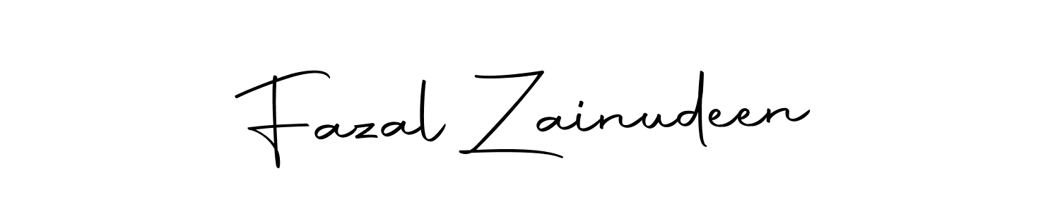 You should practise on your own different ways (Autography-DOLnW) to write your name (Fazal Zainudeen) in signature. don't let someone else do it for you. Fazal Zainudeen signature style 10 images and pictures png