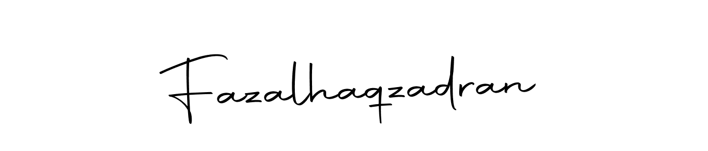 Design your own signature with our free online signature maker. With this signature software, you can create a handwritten (Autography-DOLnW) signature for name Fazalhaqzadran. Fazalhaqzadran signature style 10 images and pictures png