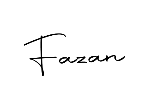 Make a beautiful signature design for name Fazan. With this signature (Autography-DOLnW) style, you can create a handwritten signature for free. Fazan signature style 10 images and pictures png