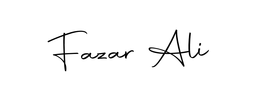How to make Fazar Ali name signature. Use Autography-DOLnW style for creating short signs online. This is the latest handwritten sign. Fazar Ali signature style 10 images and pictures png